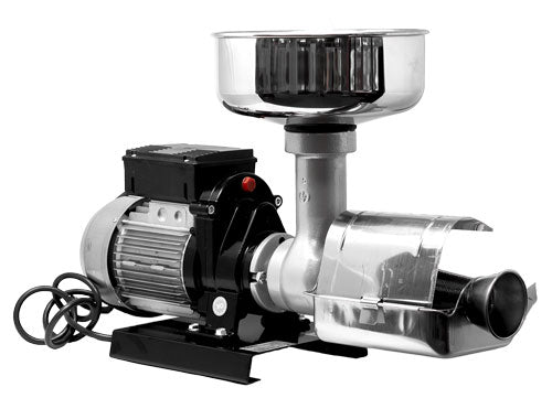 Omcan TS-IT-0110-L Electric Tomato Squeezer, 600W, 110 RPM, AISI 304 Stainless Steel, Meat Grinder Attachment Available