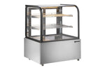 Omcan DW-CN-0370-R Curved Glass Display Warmer