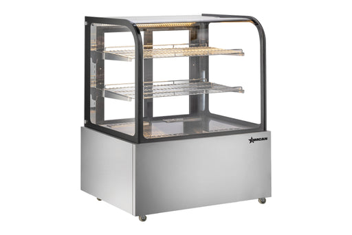Omcan DW-CN-0370-R Curved Glass Display Warmer