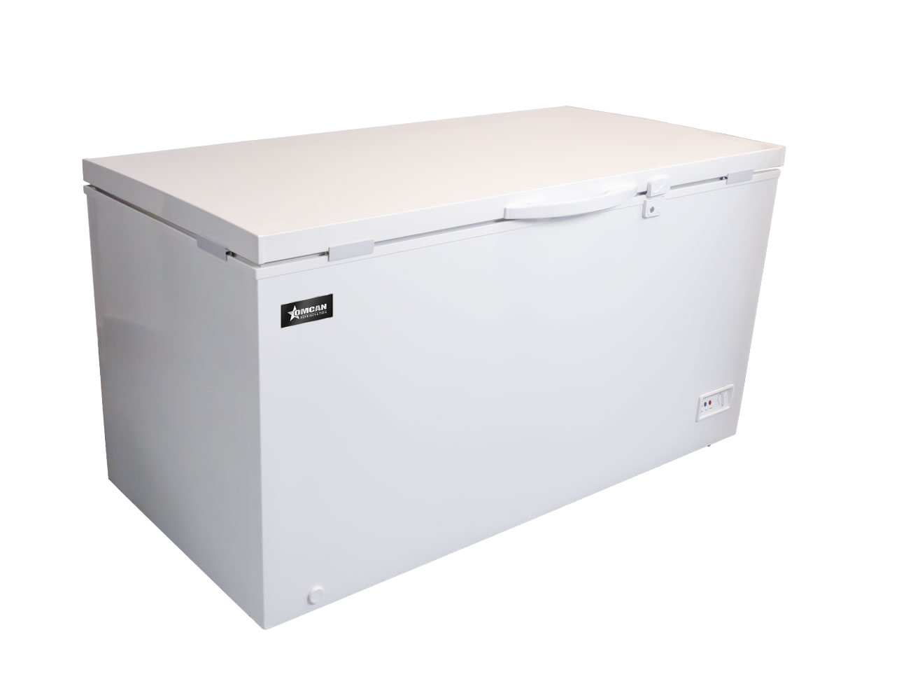 Omcan FR-CN-0445 60 In. Chest Freezer, Solid Flat Top, 15.3 Cu. Ft., Hinged Lid with Lock