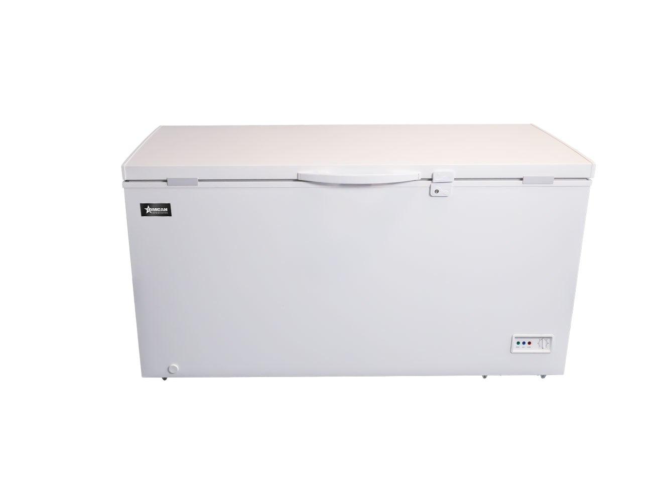 Omcan FR-CN-0445 60 In. Chest Freezer, Solid Flat Top, 15.3 Cu. Ft., Hinged Lid with Lock