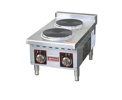 Omcan CE-CN-EHP15 Countertop Electric Hot Plate, 2 Burners