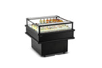 Omcan 48570 RE-CN-1588°F 38 In. Refrigerated Island Self-Service Display Case, 4