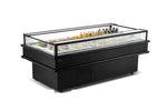 Omcan 48604 RE-CN-3748°F 85 In. Refrigerated Island Self-Service Display Case, 1