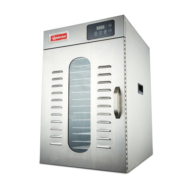 Omcan CE-CN-0016-E 16-Tray Stainless Steel Food Dehydrator, Digital Control, 1,500W