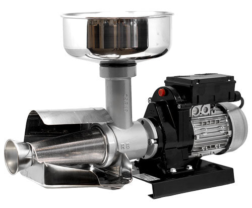Omcan TS-IT-0110-M Electric Tomato Squeezer, 300W, 110 RPM, AISI 304 Stainless Steel, Meat Grinder Attachment Available