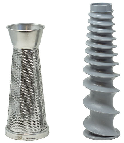 Omcan TS-IT-0110-M Electric Tomato Squeezer, 300W, 110 RPM, AISI 304 Stainless Steel, Meat Grinder Attachment Available