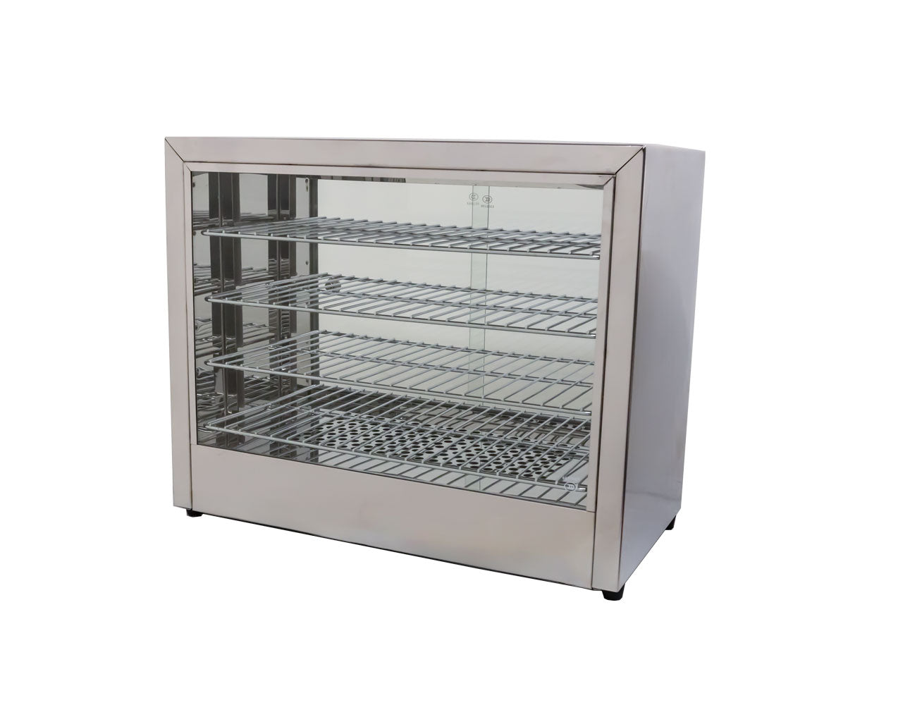 Omcan DW-CN-0641 25 In. Countertop Rectangular Display Warmer, 4-Rack, 1,000W