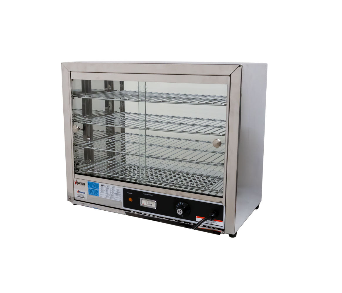 Omcan DW-CN-0641 25 In. Countertop Rectangular Display Warmer, 4-Rack, 1,000W
