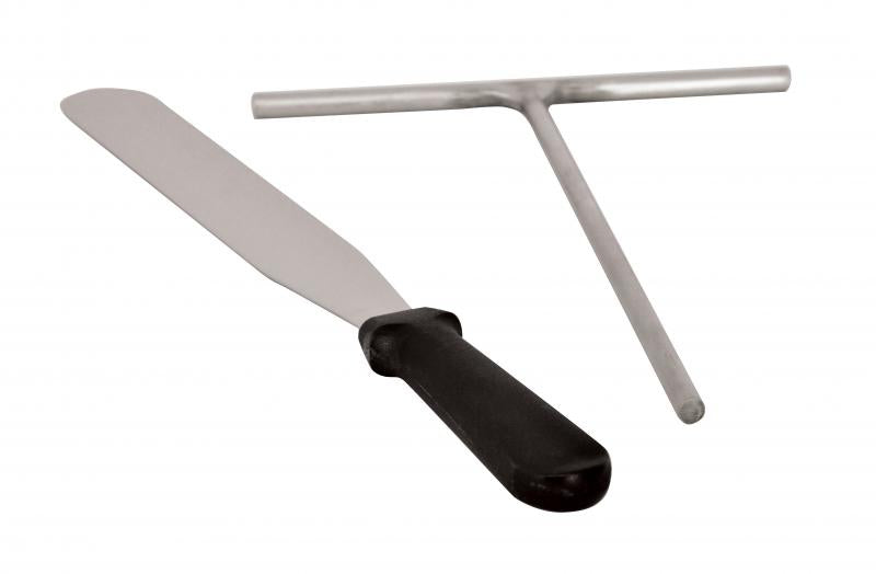 Omcan CE-CN-0350 14 In. Round Crepe Maker, 1,800W, Cast Iron Plate, NEMA 5-20P
