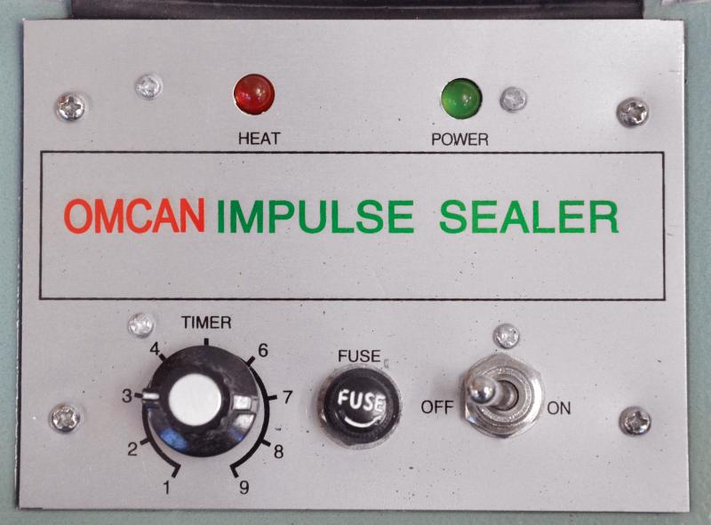 Omcan SE-CN-0358 14 In. Foot Operated Impulse Sealer, 0.08 in. Seal Width