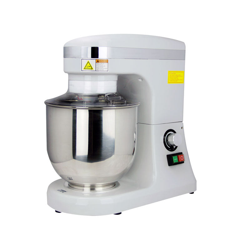 Omcan MX-CN-0007-HG 7 Qt. Countertop Planetary Mixer, 270W, Variable Speed, Gray
