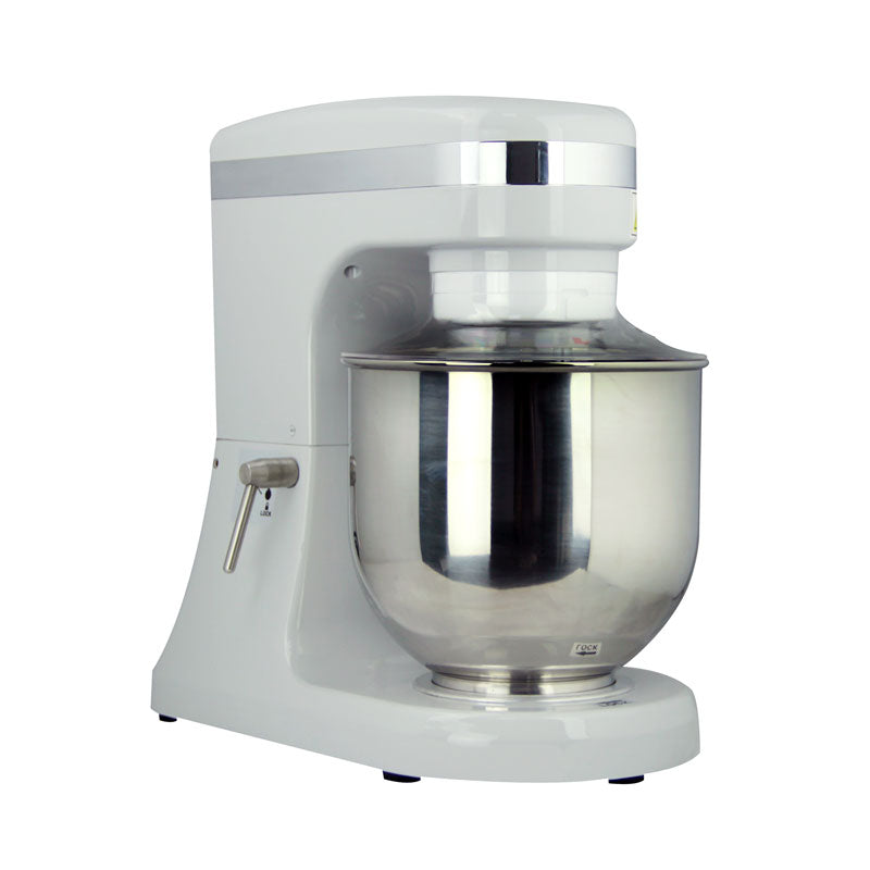 Omcan MX-CN-0007-HG 7 Qt. Countertop Planetary Mixer, 270W, Variable Speed, Gray