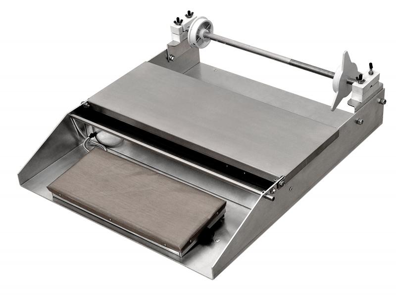 Omcan SE-CN-0533 Single Roll Wrapping Machine, 6 In. x 15 In. Hot Plate, Stainless Steel