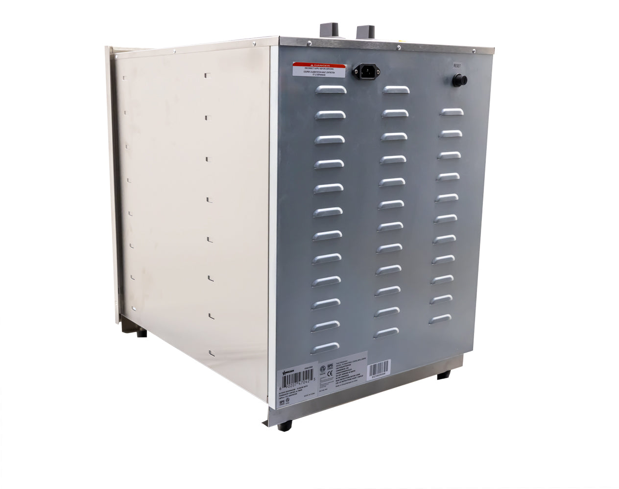 Omcan CE-CN-0016-D 16-Rack Stainless Steel Food Dehydrator, Thermostat Control, 1,000W