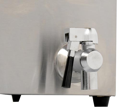 Omcan CE-CN-1700-F Countertop Electric Donut and Funnel Cake Fryer, 25 lbs (3 Gal) Oil Capacity, 1,700W