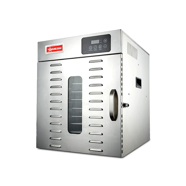 Omcan CE-CN-0012-E 12-Tray Stainless Steel Food Dehydrator, Digital Control, 1,000W