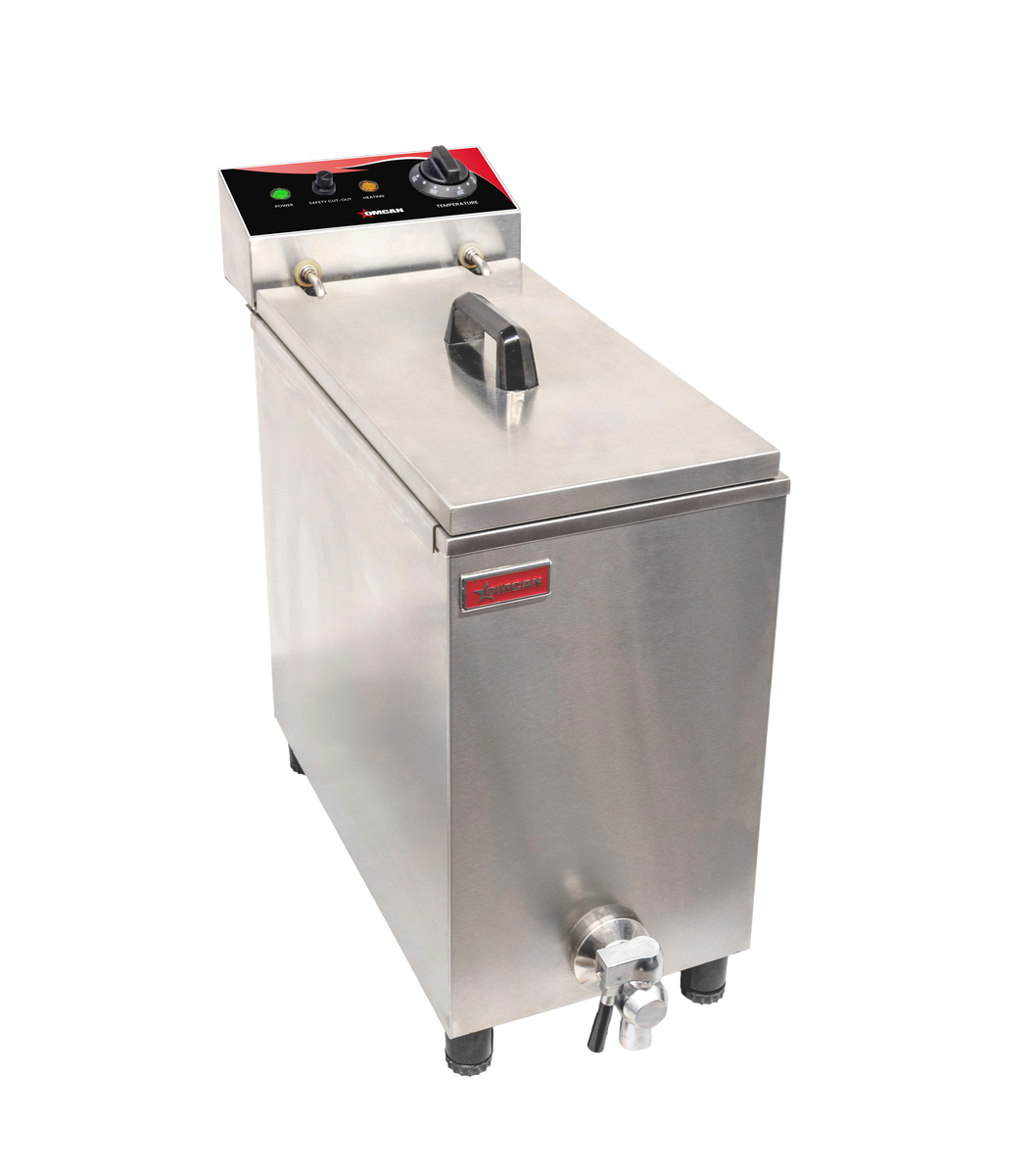 Omcan CE-CN-0016L-120 Countertop Electric Corn Dog Fryer, 16L Oil Capacity, 1,700W, NEMA 5-20P