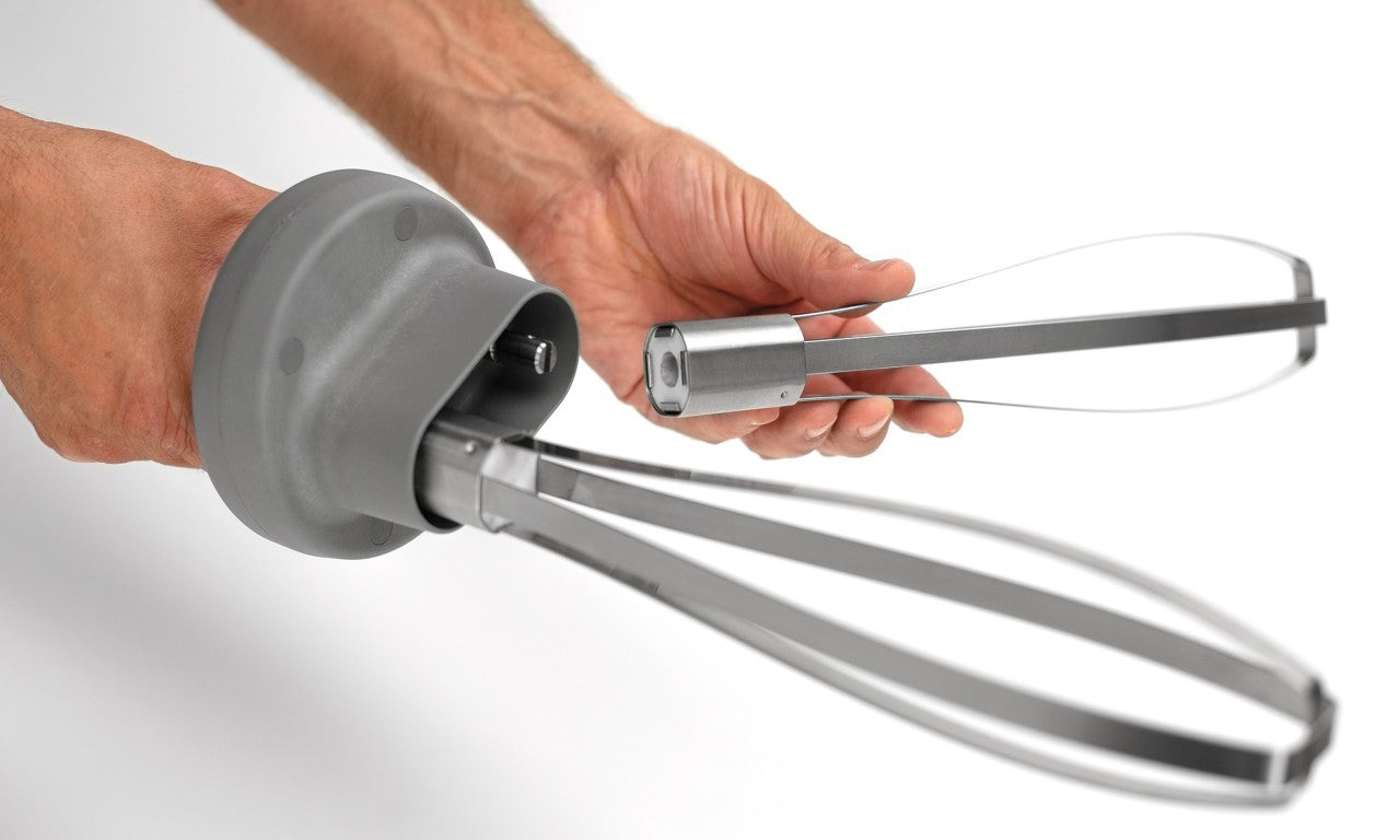 Omcan 47823 Whisk Attachment for Immersion Blender #47712, Stainless Steel Blade, 15.2 In.