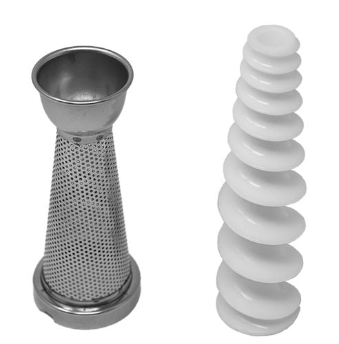 Omcan TS-IT-0134 Electric Tomato Squeezer, 246W (246W), 110 RPM, Stainless Steel, Plastic Cover