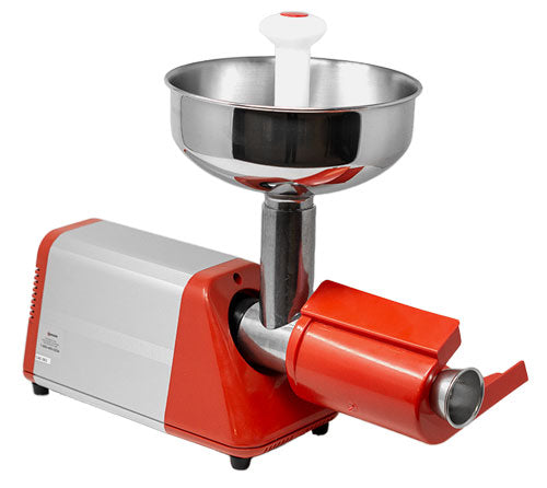 Omcan TS-IT-0134 Electric Tomato Squeezer, 246W (246W), 110 RPM, Stainless Steel, Plastic Cover