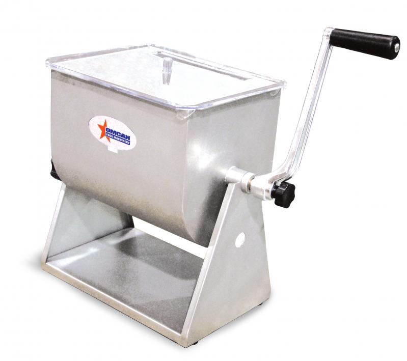 Omcan 19202 Manual Tilting Meat Mixer, 17 lb Capacity, Stainless Steel, Removable Paddle