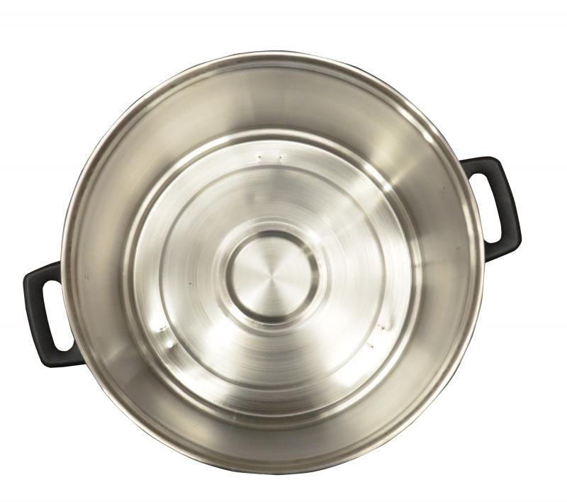 Omcan FW-TW-0016 16 In. Food Steamer/Boiler, 18 Qt. (17L), 1,600W, SUS 304 Stainless Steel