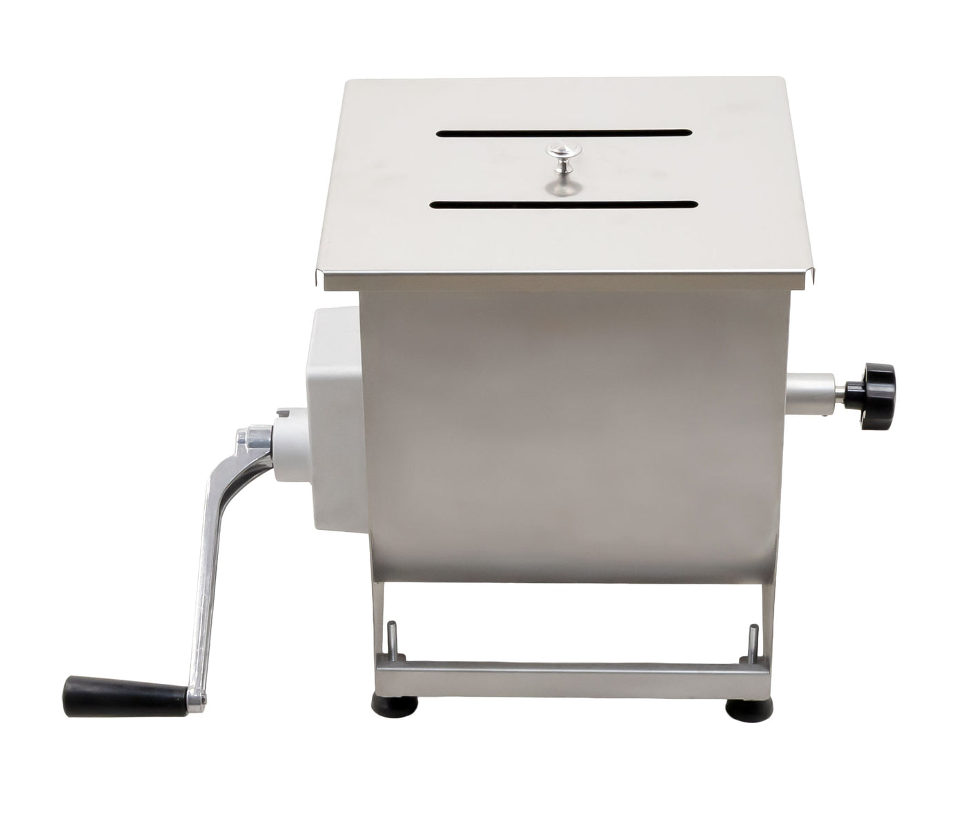 Omcan MM-CN-0044 Manual Non-Tilting Meat Mixer, 44 lb Capacity, Stainless Steel, Gear-Driven