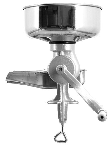 Omcan 21105 Manual Tomato Squeezer, Stainless Steel Accessories, Cast-Iron Body, Double Hot Tinning