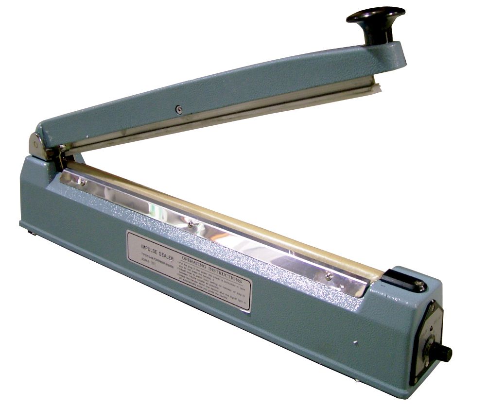 Omcan SE-CN-0406 16 In. Impulse Sealer, 0.08 in. Seal Width, Adjustable Timer