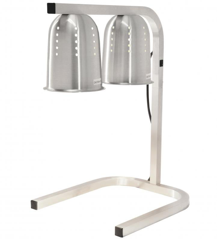 Omcan FW-CN-0533 20 In. Heat Lamp, 500W (2x250W), Adjustable Height, Infrared Bulbs