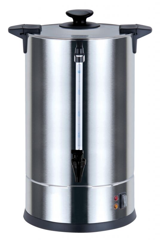 Omcan WB-CN-0049 2 Gal. Commercial Water Boiler, 49 Cups/Hour, 1.3 kW, Stainless Steel