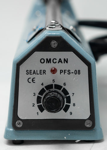 Omcan SE-CN-0203 8 In. Impulse Sealer, 0.08 in. Seal Width, Adjustable Timer