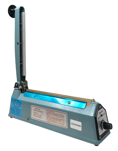 Omcan SE-CN-0203 8 In. Impulse Sealer, 0.08 in. Seal Width, Adjustable Timer