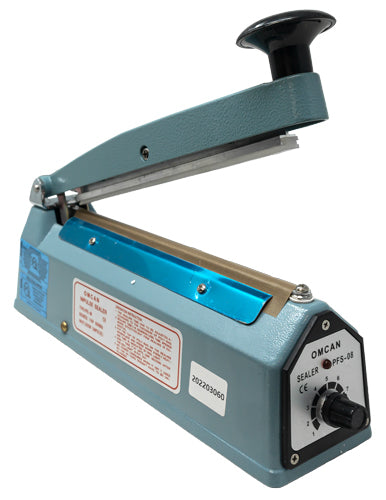 Omcan SE-CN-0203 8 In. Impulse Sealer, 0.08 in. Seal Width, Adjustable Timer