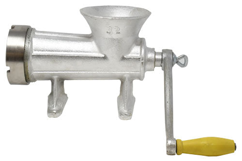 Omcan 11014 #32 Cast Iron Manual Meat Grinder, Light-Duty