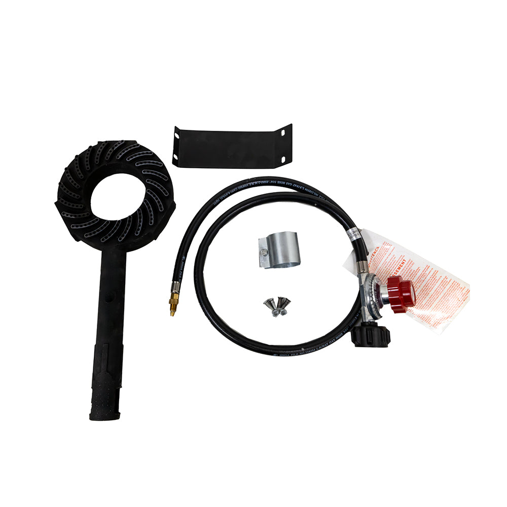 Omcan CE-CN-0065 16 In. Outdoor Portable Propane Burner, 65,000 BTU, Cast Iron Burner, Heavy-Duty Steel Frame