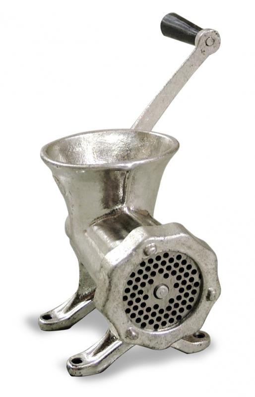 Omcan 23541 #12 Cast Iron Manual Meat Grinder, Light-Duty