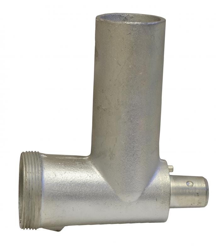 Omcan 10052 #12 Grinder Head Cylinder, Cast Iron, Replacement Part for #12 Grinder Attachment