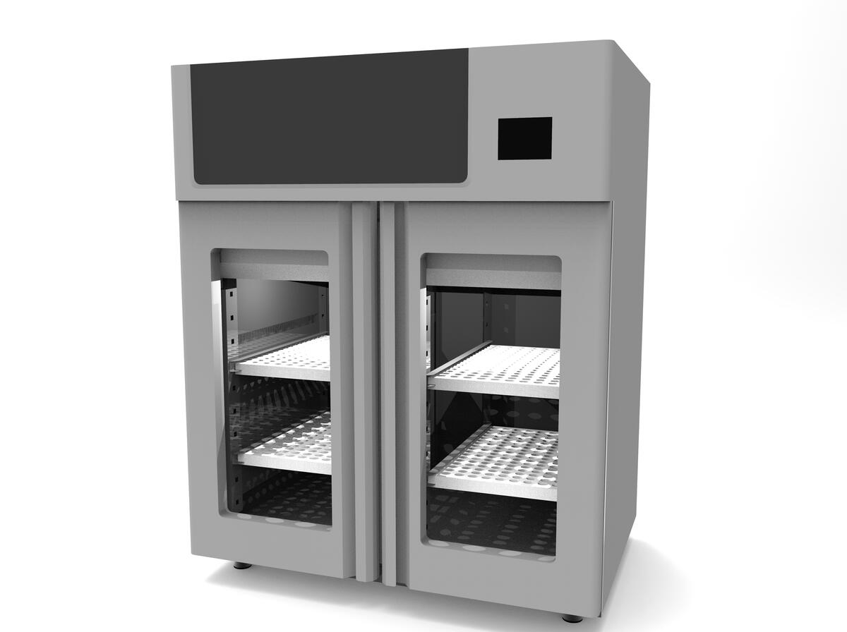 Omcan 45517 Affinacheese® STGPNSTF6 Compact Cheese Drying Cabinet, 132 lb Capacity, Stainless Steel