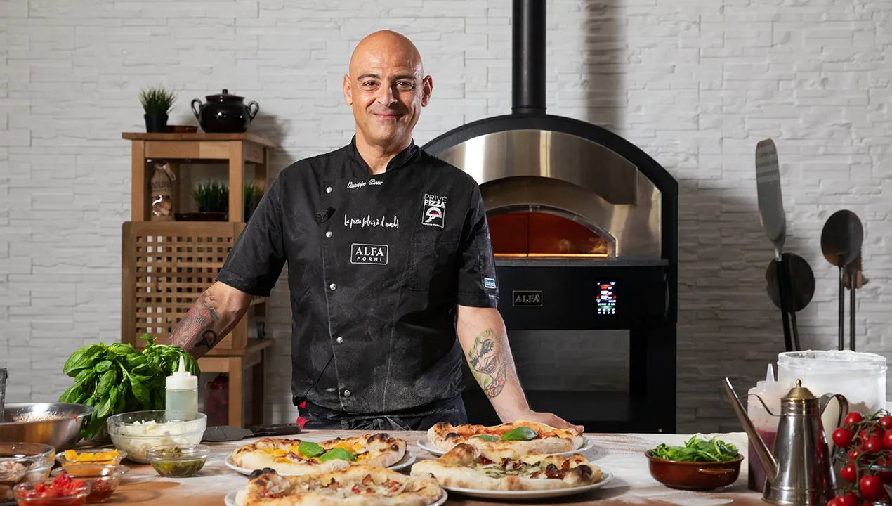 Omcan PE-IT-0006-E Alfa Zeno 6-Pizza Electric Deck Oven, Stainless Steel, Touchscreen, 240V/3Ph