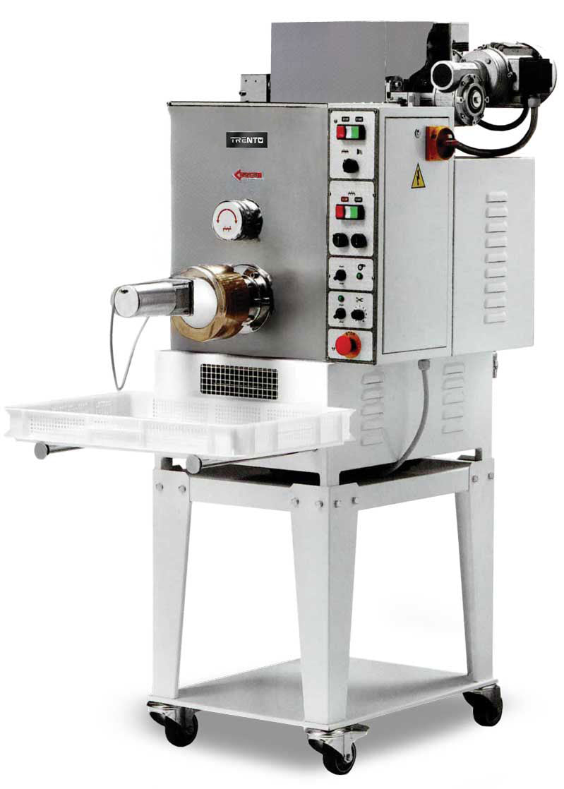 Omcan 13440 88 lb/hr Floor Model Pasta Machine, 1.5 HP, Dual Tank, Water Cooling System, Three-Phase