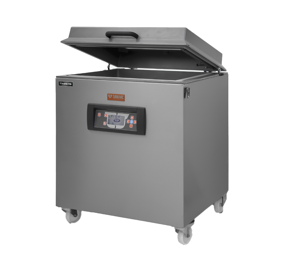 Omcan 50005 Turbovac M80 30" Floor Model Vacuum Packaging Machine, 63 m³ Busch Pump, 10 Programmable Cycles