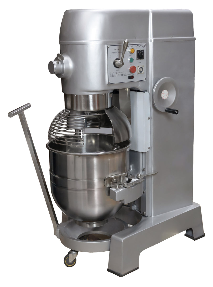Omcan MX-CN-0060-U 60 qt Stainless Steel Planetary Mixer, 4-Speed, 115V/1Ph, #12 Hub