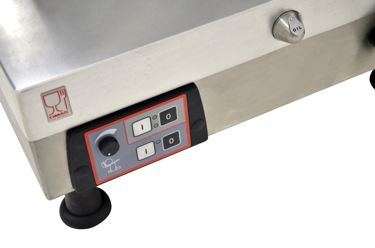 Omcan 13645 Omas 13" Gear-Driven Automatic Meat Slicer, Anodized Aluminum Body, Stainless Steel