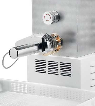 Omcan 49118 26.5 lb/hr Floor Model Pasta Machine, 560W, Water Cooling System, Cutting Assembly, 110V