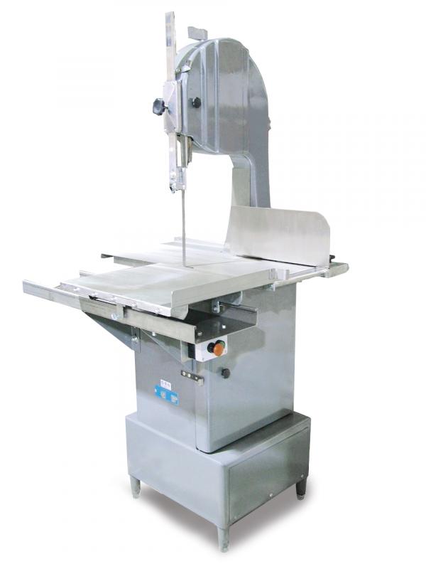 Omcan BS-VE-2489-E 98 In. Floor Band Saw, 2 HP, Stainless Steel Sliding Table, Adjustable Legs