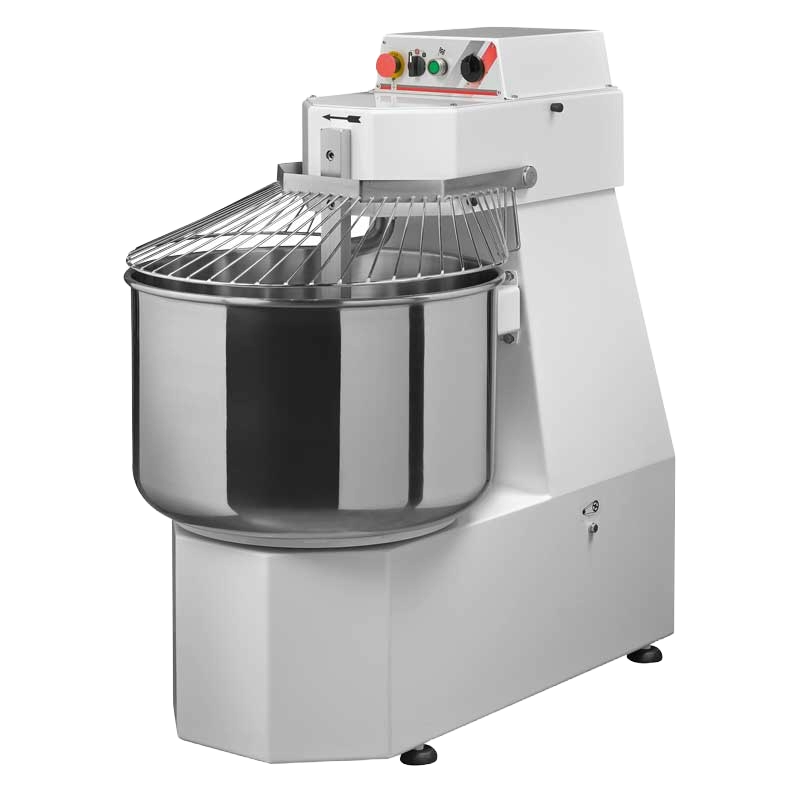Omcan 13172 Avancini Stainless Steel 52 qt Heavy-Duty Spiral Dough Mixer, 2 Speeds, 208V / 60Hz / 3Ph