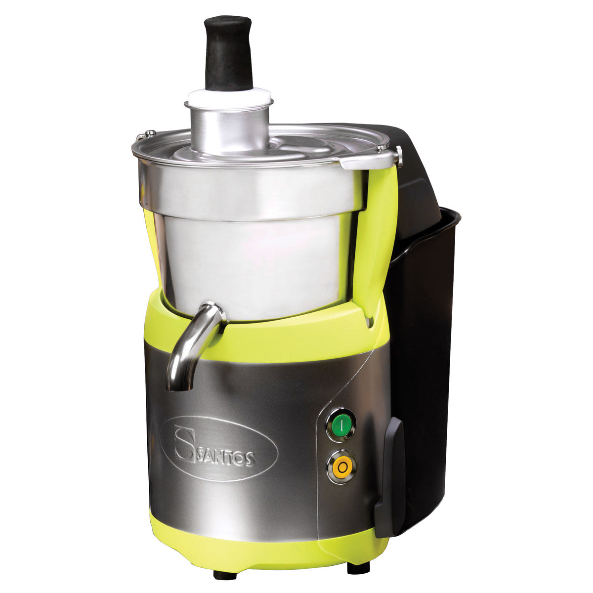 Omcan 39684 SANTOS 68 Commercial Centrifugal Juicer, 147 Qt/Hr Output, 3,600 RPM, Full Stainless Steel Food Zone