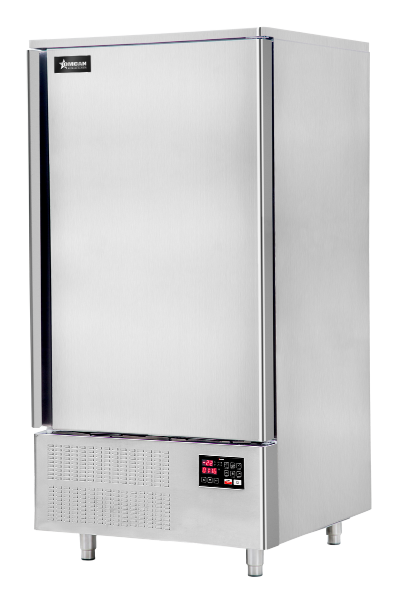 Omcan BC-CN-0010 31 In. Blast Chiller/Freezer, Floor Model, 10 Pan Capacity, Stainless Steel